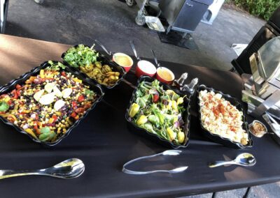 Fresh spring detox mix salad with vegetables