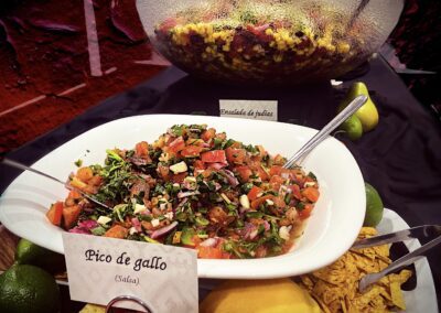 Pico de Gallo at Taco Bar