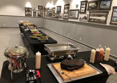 Small Wedding Buffet with Carving Station