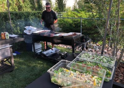 Backyard Wedding BBQ